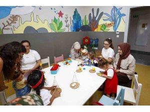 Mersin’de oyun atölyeleri çocukların gelişimine katkı sağlıyor