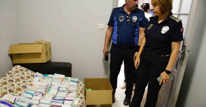 Güzellik merkezinde kaçak botoks ve reçeteli ilaçlar ele geçirildi