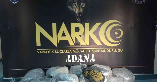 Sebze kasası arasında 99 kilo 450 gram esrar ele geçirildi