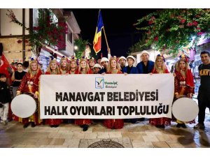 Manavgat’ta 10. Uluslararası Halk Dansları Festivali başladı
