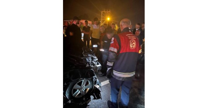 Samandağ’da angusa çarpan otomobilin sürücüsü yaralandı