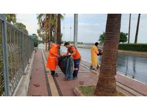 Mersin’de sağanak yağışa karşı ekipler teyakkuzda