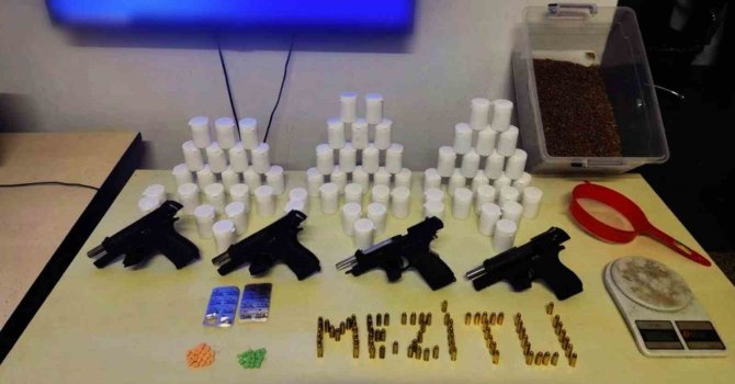 Mersin’de uyuşturucu ve ruhsatsız silah operasyonu: 1 tutuklama