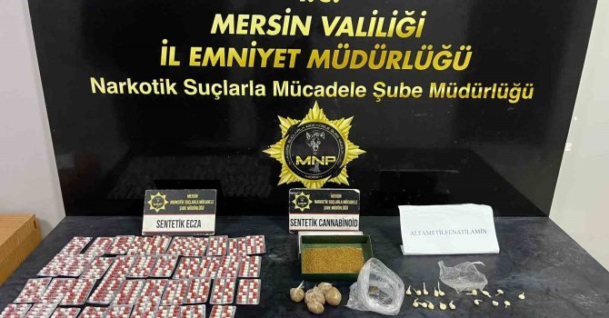 Mersin’de uyuşturucu operasyonunda 2 şüpheli tutuklandı