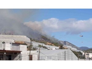 Bozyazı’daki orman yangını sürüyor