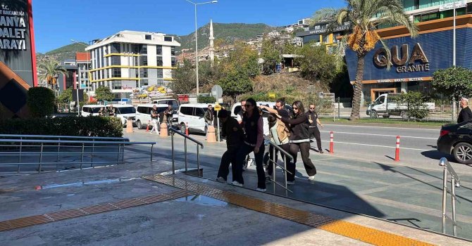 Alanya’da tefecilik ve şantaj operasyonu: 7 şüpheli adliyeye sevk edildi