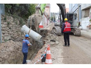 Yayladağı’nda 30 yıllık kanalizasyon hattı yenileniyor