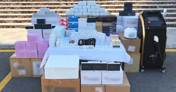 Mersin’de 10 milyonluk kaçak dolgu ve estetik malzemesi operasyonu: 2 gözaltı