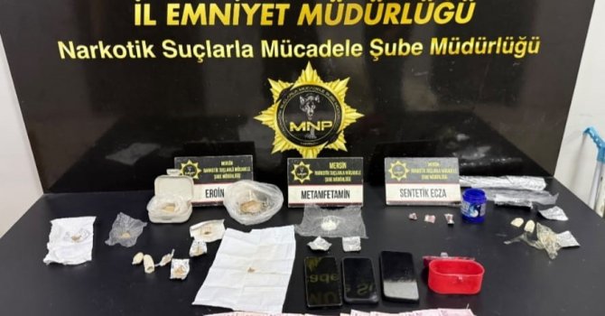 Mersin’de uyuşturucu taciri 5 şüpheli yakalanıp tutuklandı