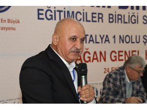 Eğitim-Bir-Sen Antalya’da Eyüp Bülent Miran güven tazeledi
