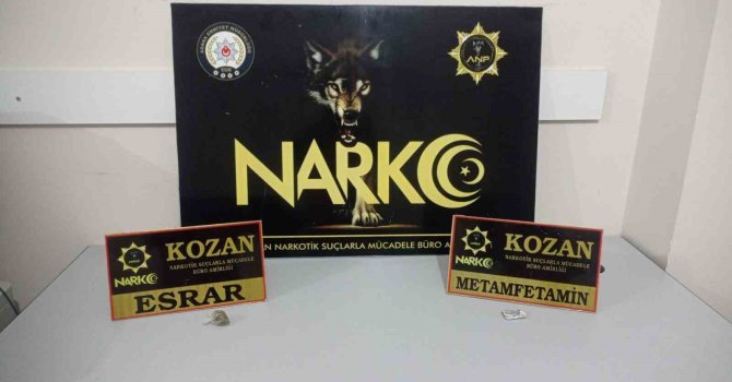 Kozan’da tüfek ve uyuşturucu ele geçirildi