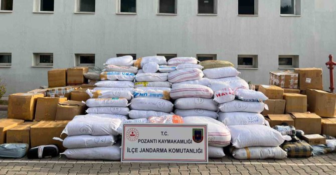 Adana’da 20 milyon TL değerinde kaçak tütün ele geçirildi