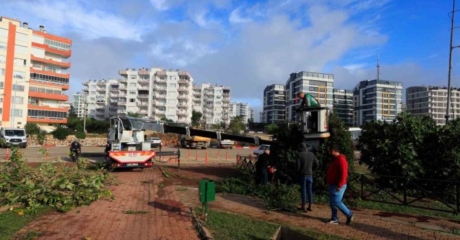 Antalya’da 4 kişinin ölümüne sebep olan hortum, şantiye alanına gelinceye kadar önüne geleni adeta parçalamış