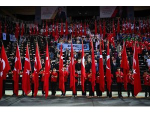 Antalya’da 29 Ekim 10 bin kişilik spor salonunda kutlandı