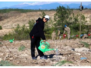 Adana’da binlerce fidan toprakla buluştu