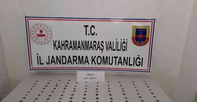Kahramanmaraş’ta Roma dönemine ait 103 adet sikke ele geçirildi