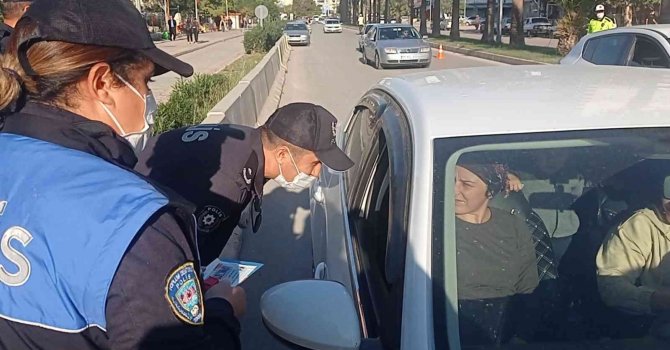 Kozan’da emniyet kemeri denetimi