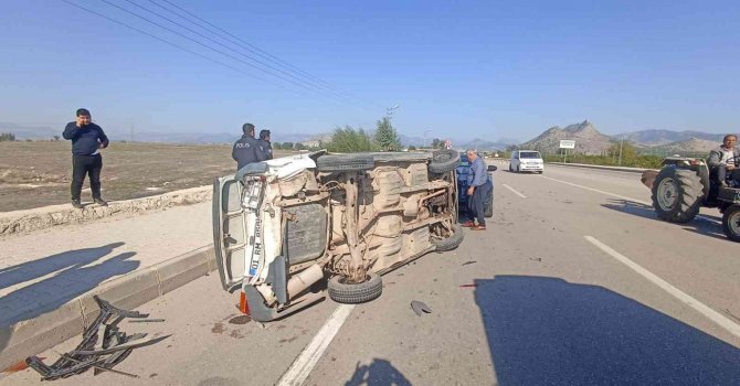 Adana’da zincirleme kaza: 1 yaralı