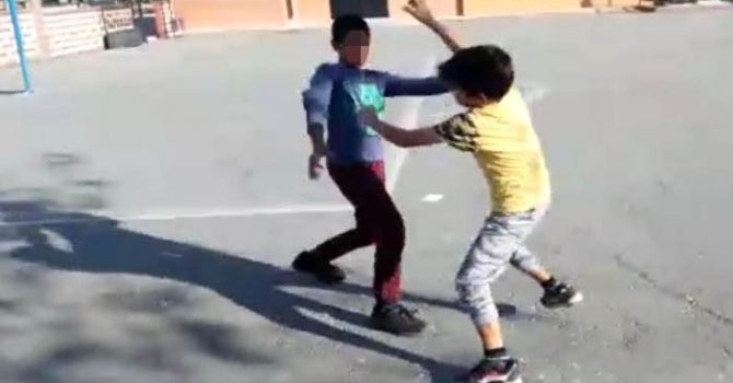 Çocukları yumruk yumruğa dövüştürüp, “vur vur” tezahüratı yaptılar