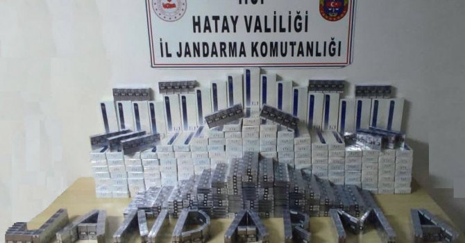 Hatay’da 2 bin 900 paket kaçak sigara ele geçirildi