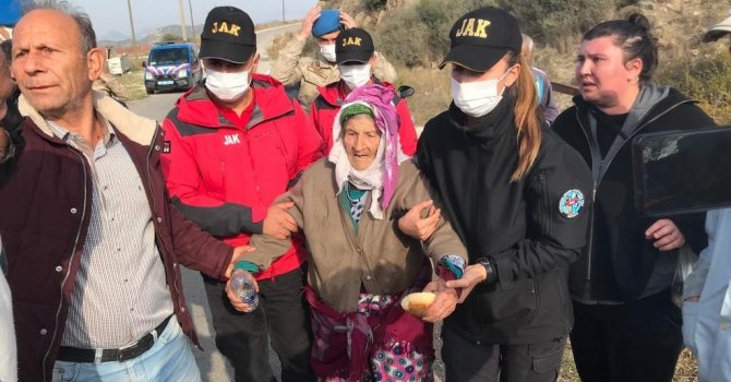 Antalya’da kayıp alzheimer hastası 89 yaşındaki kadın, JAK timleri tarafından bulundu