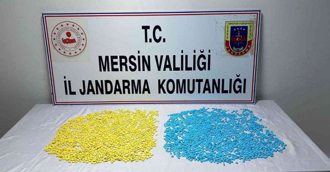 Mersin’de 5 bin 700 adet uyuşturucu hap ele geçirildi
