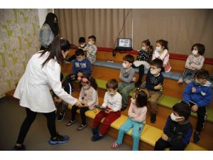 Ekolojik Kreş öğrencilerine ağız ve diş sağlığı eğitimi