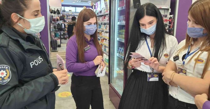 Samandağ polisi, ilçede KADES uygulamasını tanıttı