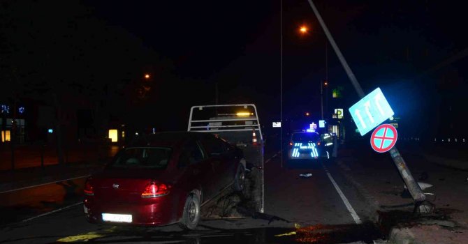 Antalya’da trafik kazası: 1 yaralı