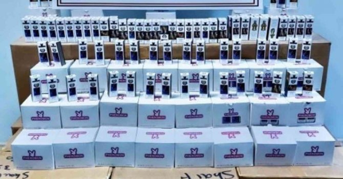 Isparta’da 500 bin TL değerinde cinsel içerikli kaçak parfüm ele geçirildi