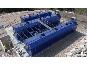 Tepeköy’de paket atıksu arıtma tesisi yapımı devam ediyor