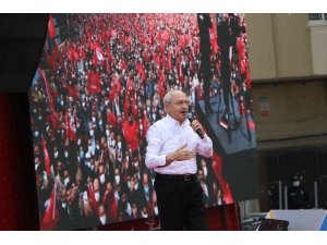 CHP Lideri Kılıçdaroğlu’nun Mersin mitingi