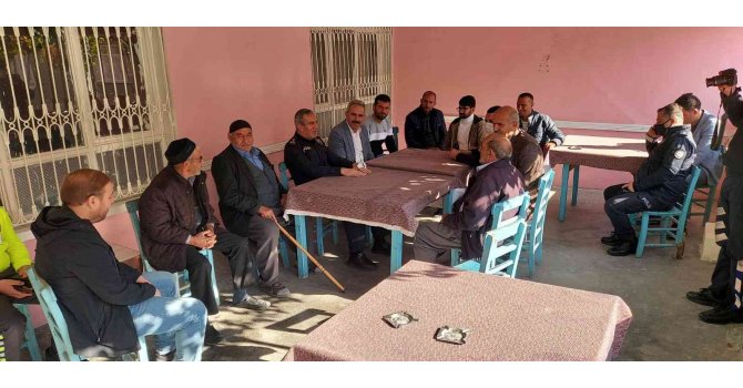 Emniyet Müdürü Ebubekir Fil, vatandaşlarla bir araya geldi