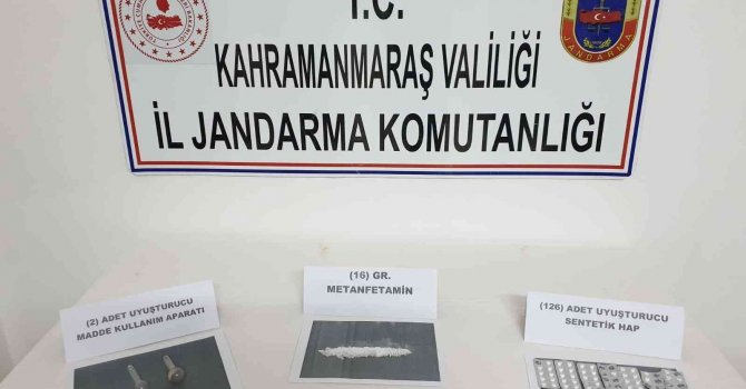 Kahramanmaraş’ta uyuşturucu operasyonunda 4 gözaltı