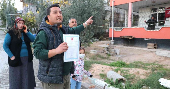 Satın aldığı tapulu evine giremiyor