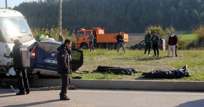 Adana’da trafik kazası: 2 ölü