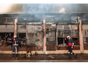 Yorgancıdaki yangın itfaiye ekiplerince söndürüldü