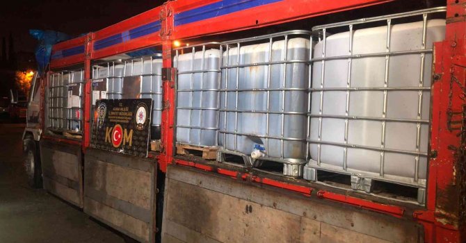 Adana’da 14 bin litre kaçak akaryakıt ele geçirildi
