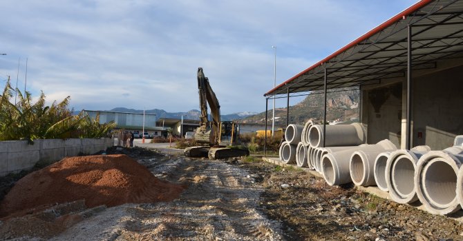 Alanya’da yağmur  suyu sorunu çözülüyor