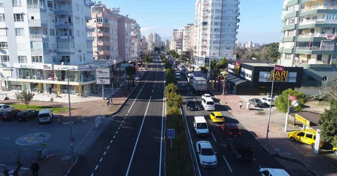 Sinanoğlu Caddesi’ne  kaymak gibi asfalt