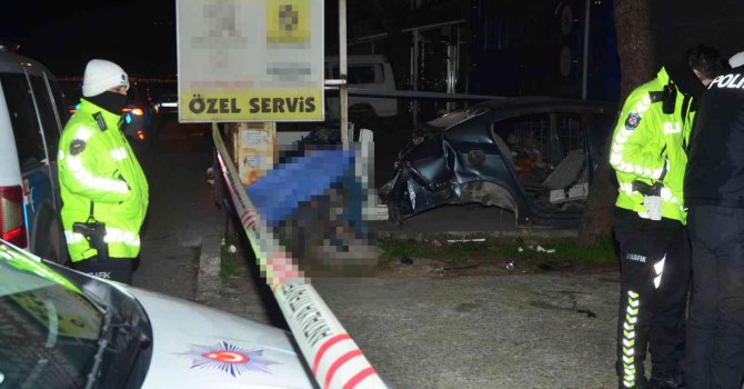 Motosikletli gencin feci ölümü