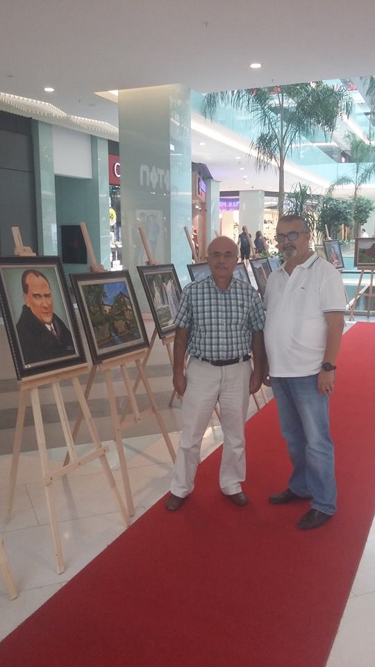 Emekli Öğretmenin Resim Sergisi