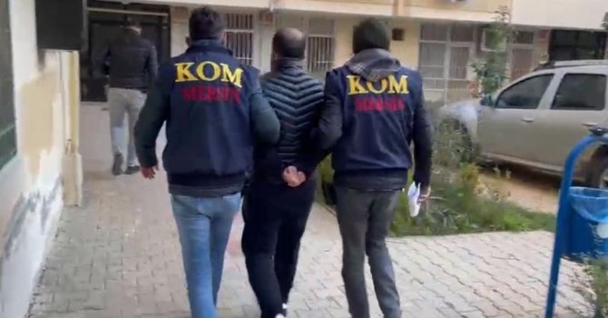 Tırpan operasyonu kapsamında Mersin’de 10 kişi gözaltına alındı