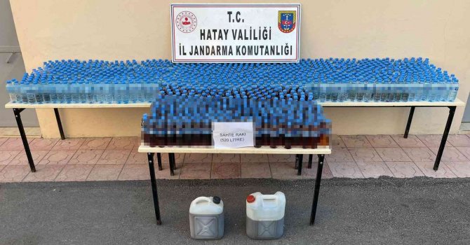Hatay’da yılbaşı öncesi sahte içki operasyonu