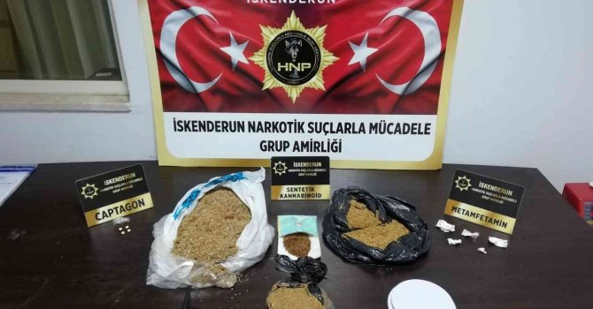 İskenderun’da uyuşturucu operasyonu: 3 gözaltı