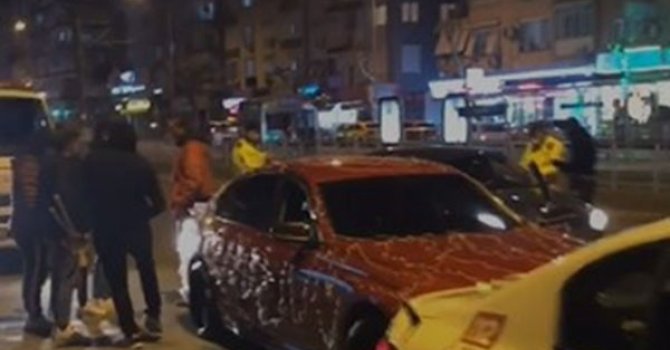 Lüks aracını disko topuna çevirdi, polisten kaçamadı