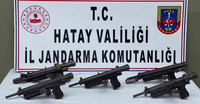Hatay’da silah kaçakçılığı operasyonu