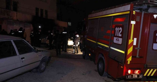 Dini nikahlı kocasının iş yerini ateşe veren kadın dumandan etkilendi