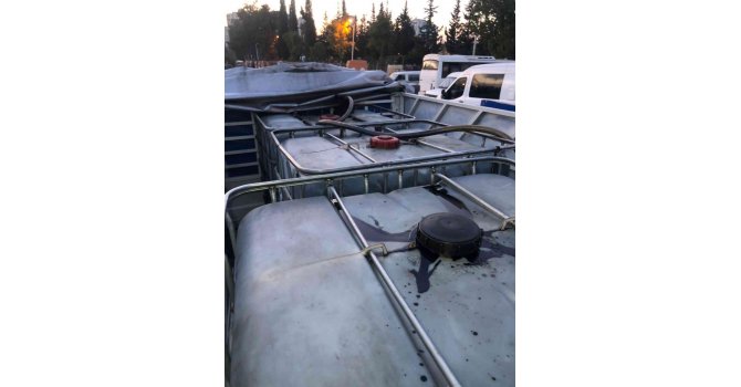 Adana’da 3 bin litre kaçak akaryakıt ele geçirildi