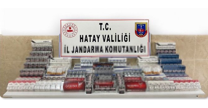 Hatay’da 6 bin 510 paket kaçak sigara ele geçirildi